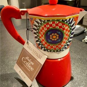 Brandani Aluminum Coffee Maker Moka Pot Stovetop